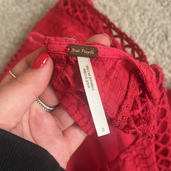 FREE PEOPLE Red Sun Dress - Picture 2 of 3